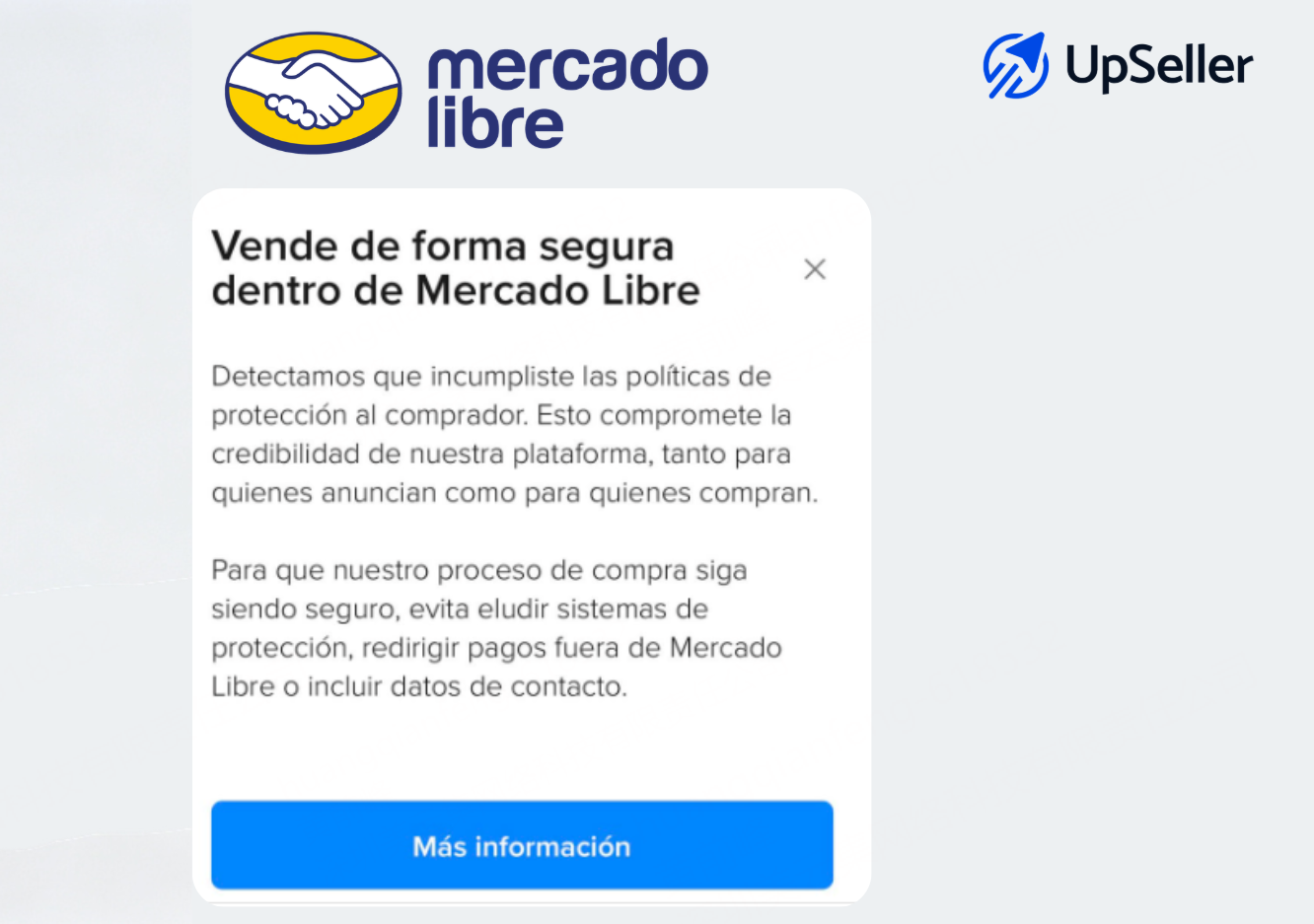 Qué significa Vende de forma segura dentro de Mercado Libre