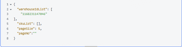 Ejemplo de solicitud