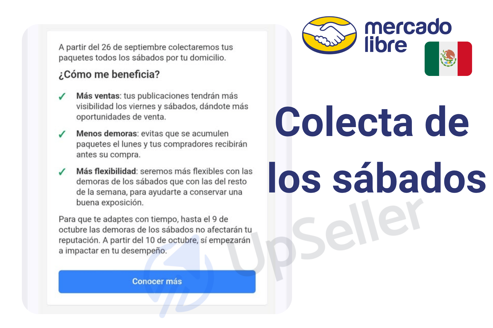 Beneficios de la colecta de Mercado Libre los sábados