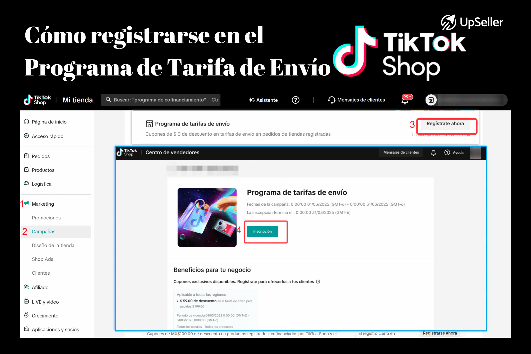 Cómo registrarse en el Programa de Tarifa de Envío