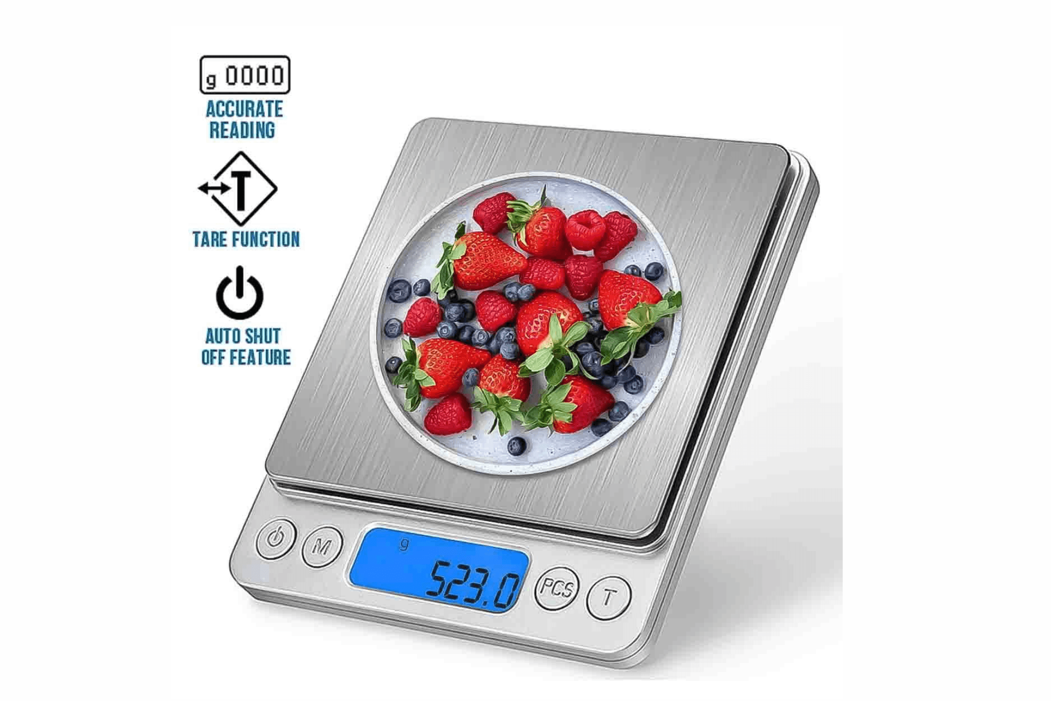 Básculas digitales de cocina con funciones avanzadas