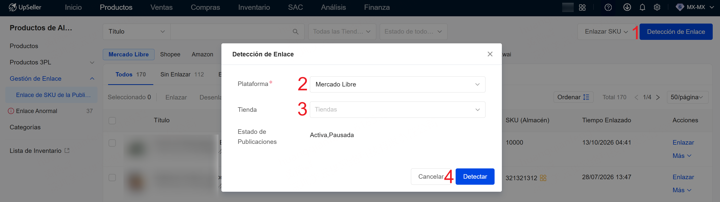Detección de Enlace