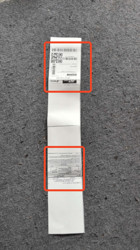 实际打印面单位置偏移了 移位了